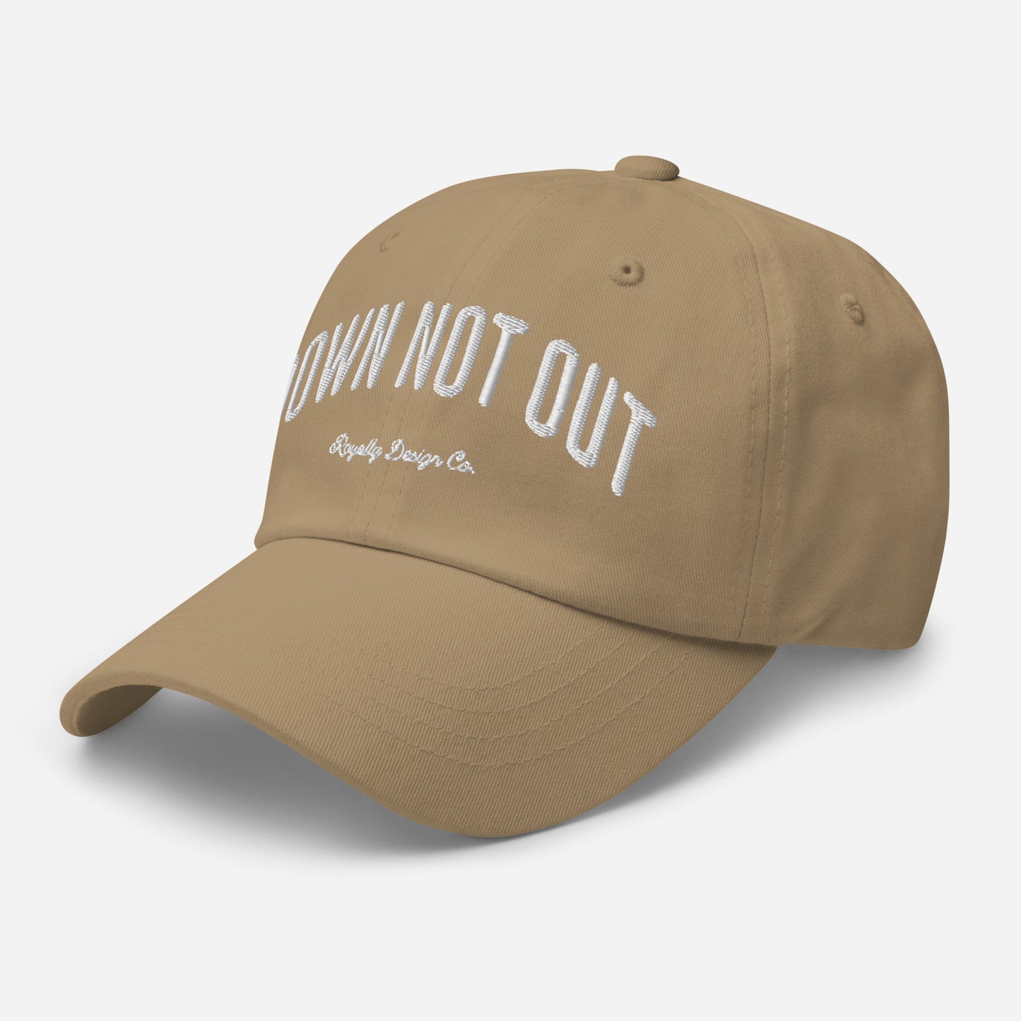 Down Not Out Embroidered Dad Hat
