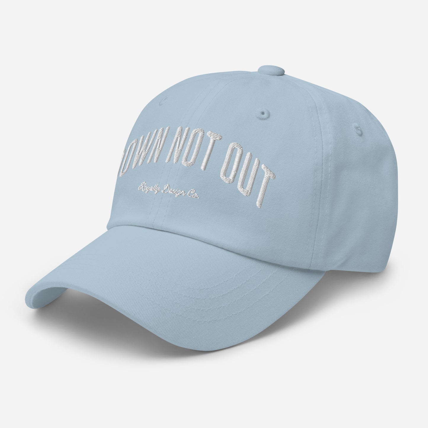 Down Not Out Embroidered Dad Hat