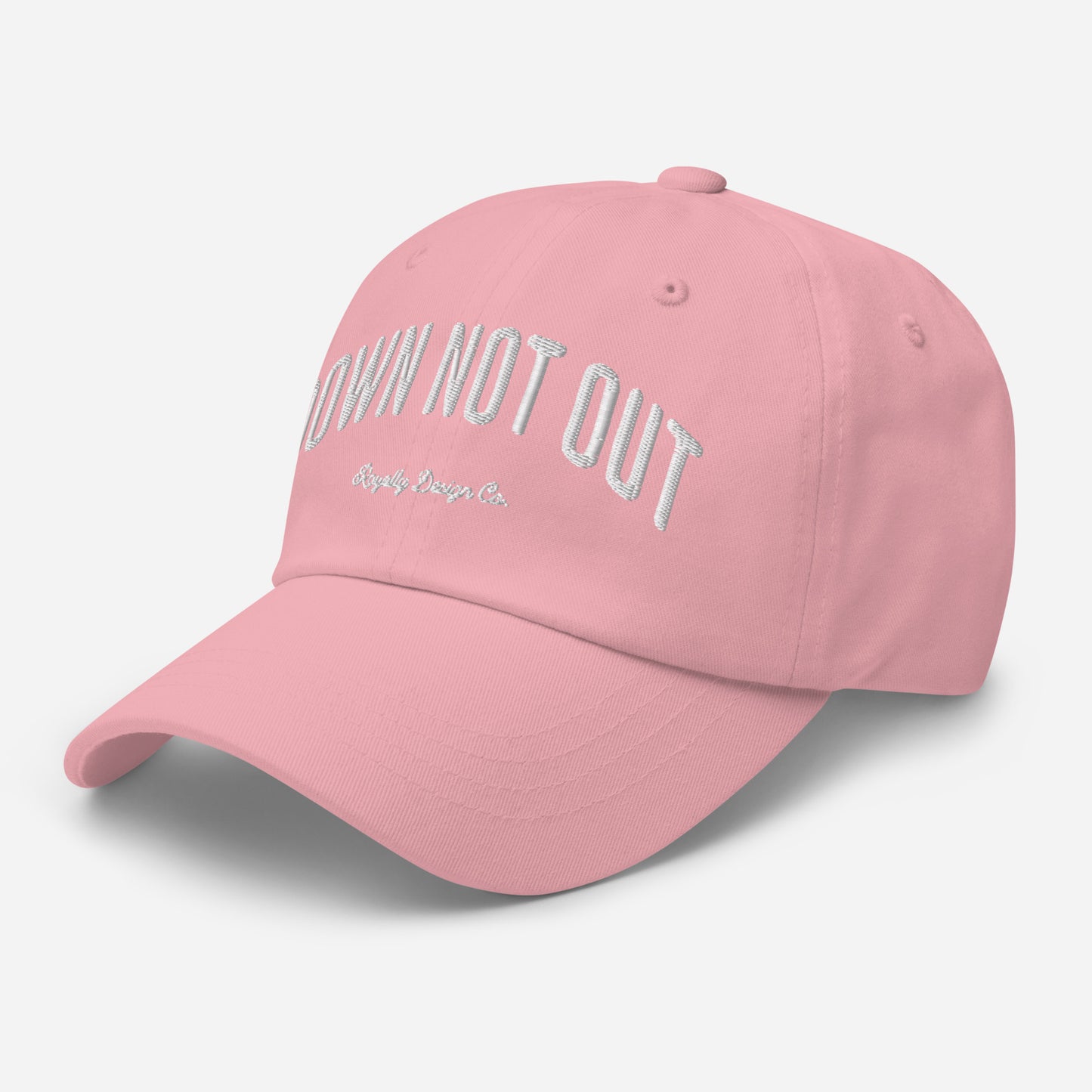 Down Not Out Embroidered Dad Hat