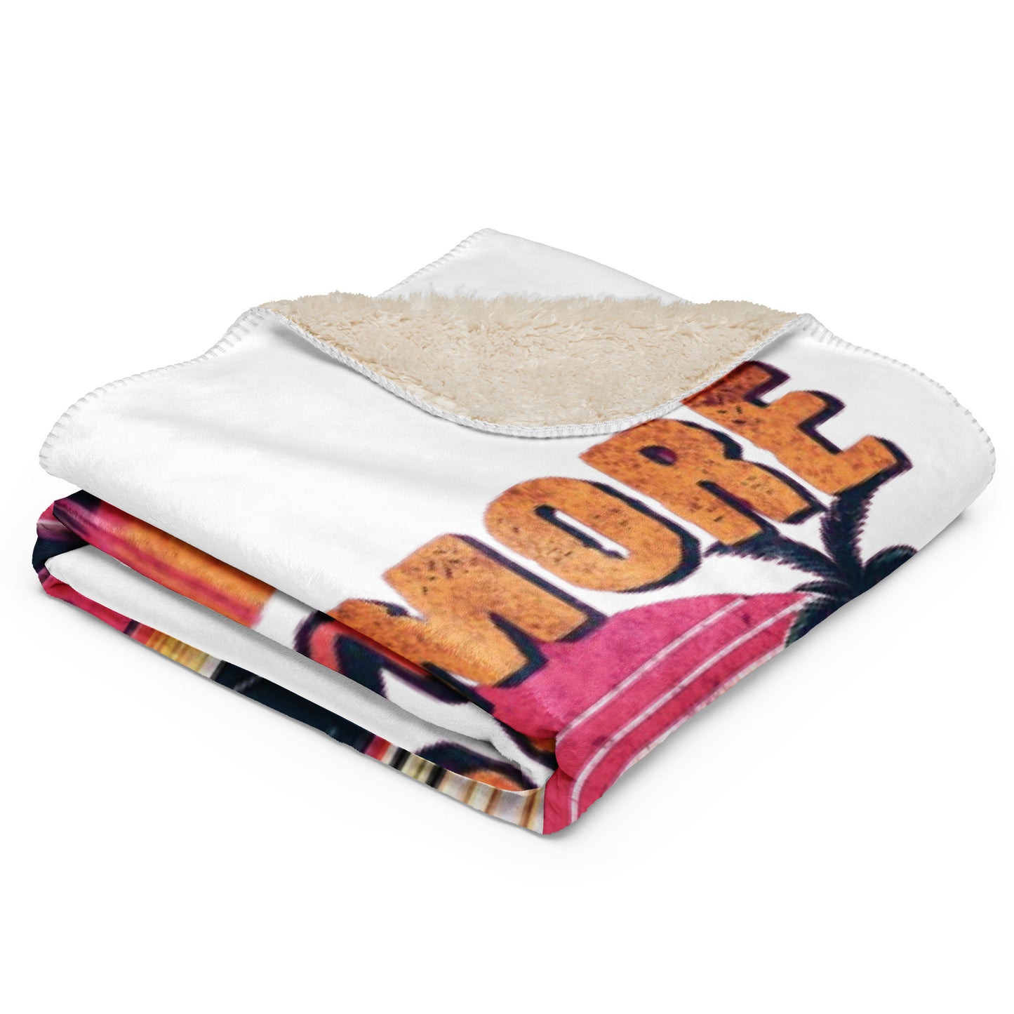 One More Sunset Sherpa Blanket