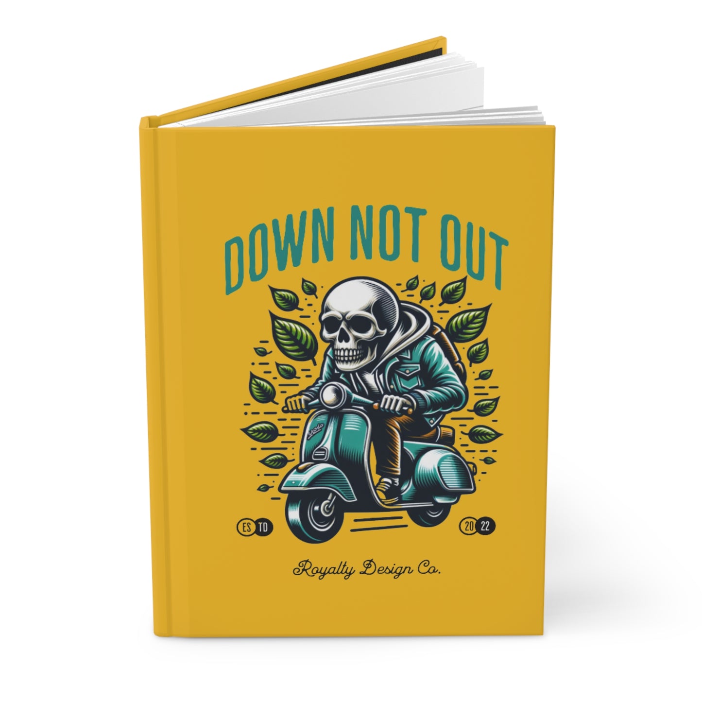 Down Not Out Hardcover Journal