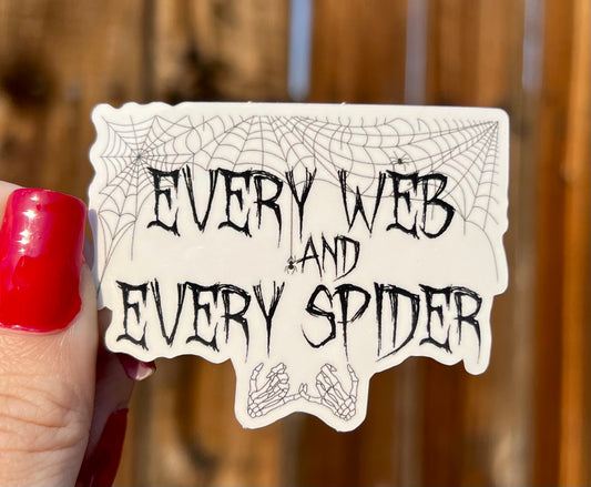 Every Web and Every Spider Sticker