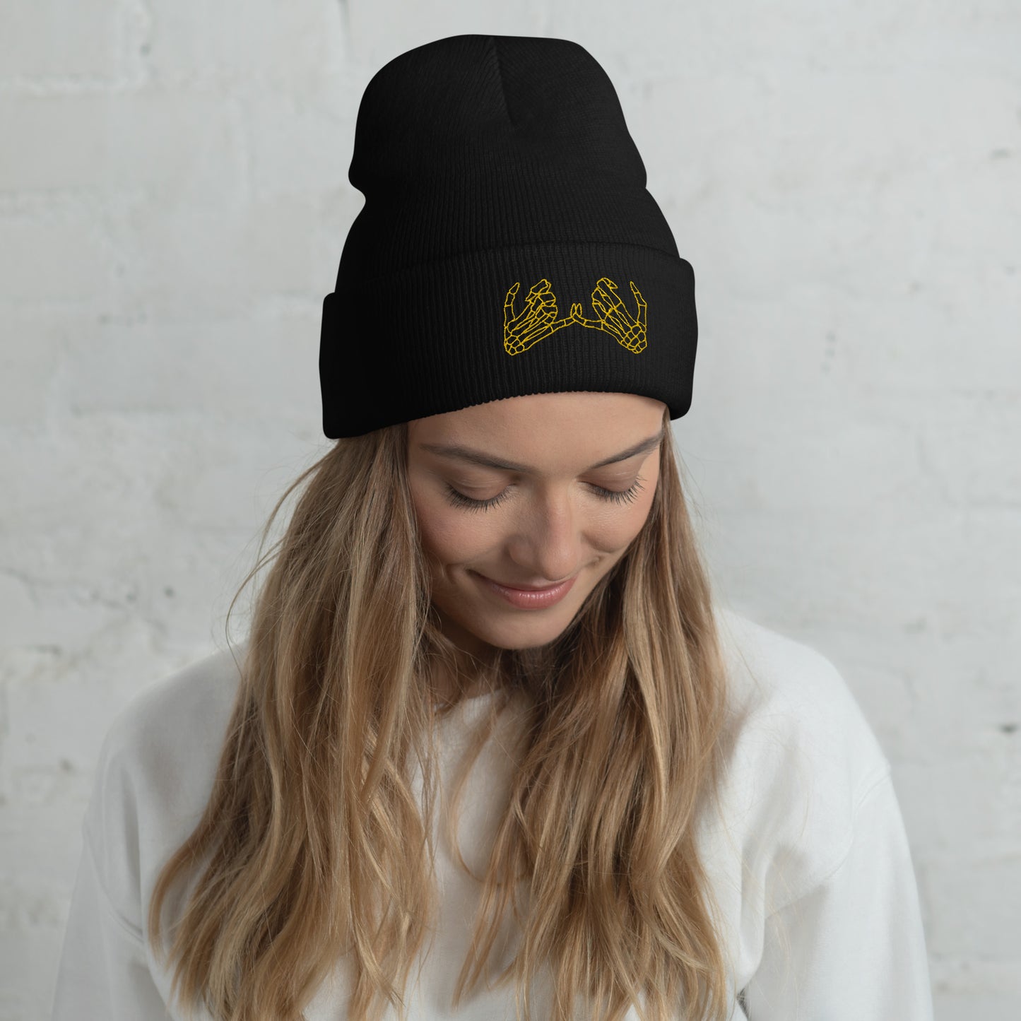 Gold Embroidery P3 Beanie