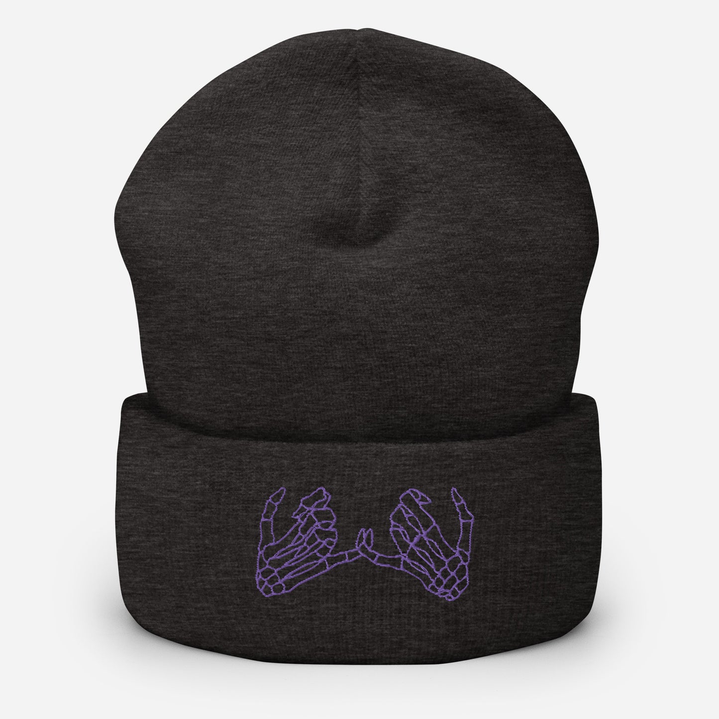 Purple Embroidery P3 Beanie