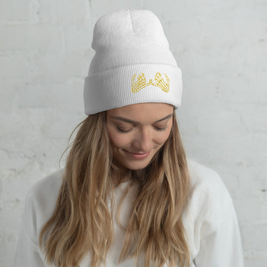 Gold Embroidery P3 Beanie